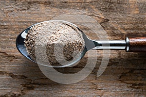 Ground Cardamom on a Spoon