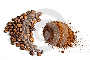 Ground Coffee Beans