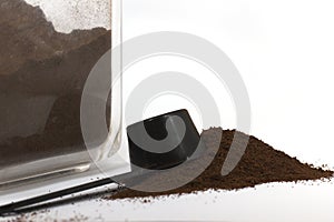 Ground coffee