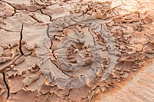 Ground in drought,soil texture and dry mud,land with dry cracked