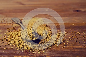 Ground mustard powder