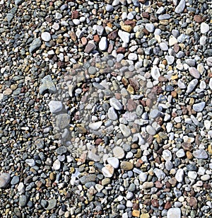 Ground pebbles