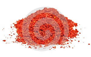 Ground red chili pepper - paprika close up