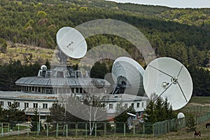 Ground satellite station or Geodesy observatory Plana, Plana mountain