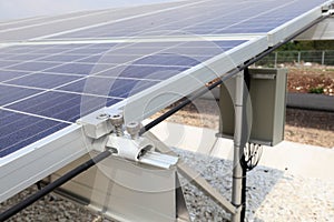 On Ground Solar with Grounding and End Clamps Installation