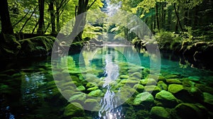 ground spring water source