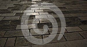 Ground stone backlighting