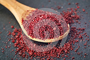 Ground sumac spice