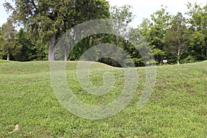 Ground View of the Serpent Mound