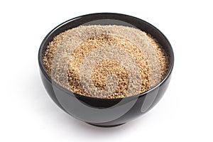 Ground Wheat for a Kibbeh in a bowl / Trigo para quibe. photo