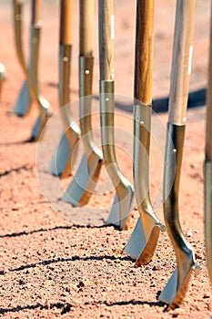 Groundbreaking Ceremony Shovels
