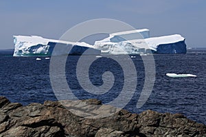 Grounded Icebergs near Shore