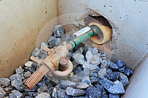 Grounding Electrode Inspection Pit of Electrical System photo