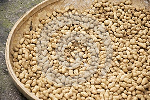 Groundnuts Being Dried