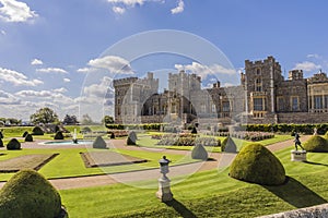 Grounds and garden of Windsor Castle near London, England, Europe photo