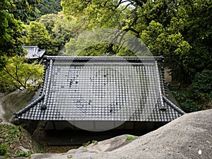On the grounds of Iyadaniji, temple number 71 of Shikoku pilgrimage