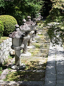 On the grounds of Miidera, temple number 14 of the Saigoku Kannon pilgrimage