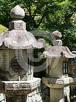 On the grounds of Miidera, temple number 14 of the Saigoku Kannon pilgrimage