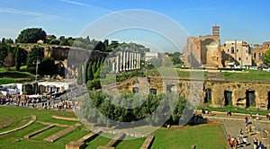 Grounds near the Arch of Constantine