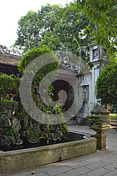 Grounds in Quan Thanh Temple