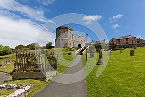 Grounds of St Davids Cathedral Pembrokeshire Wales