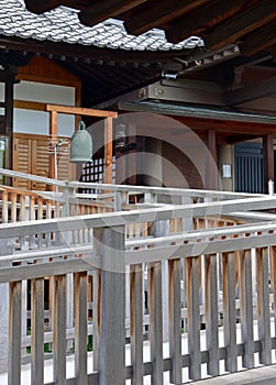 Grounds of Zenkoji Temple, Nagano Japan