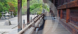 Grounds of Zenkoji Temple, Nagano Japan