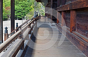 Grounds of Zenkoji Temple, Nagano Japan