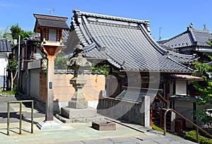 Grounds of Zenkoji Temple, Nagano Japan