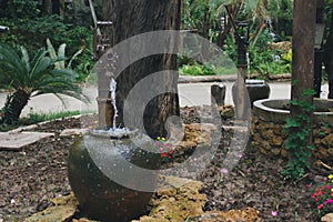 Groundwater well at the country house