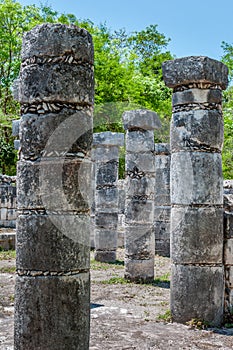 Group of the 1000 Columns at Chichen Itza, Mexico