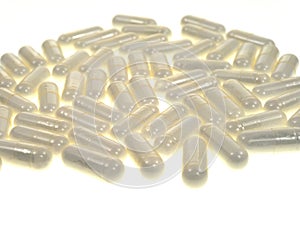 Group of acidophilus tablets photo