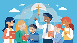 Through group activities and discussions the class explored the significance of baptism in the childs life and the role photo