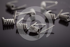 Group of Alien Clapton Coils for vape or e-cig dripping atomizers or RDA, accessories for vaping