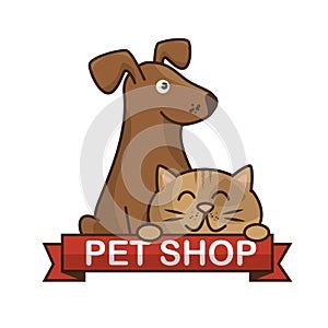 Group animals pet shop