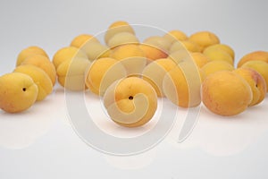 Group of apricots