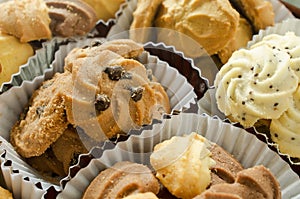 Group of assorted cookies