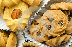 Group of assorted cookies