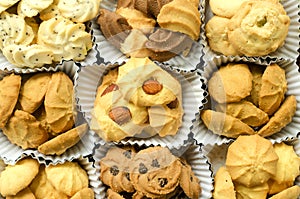 Group of assorted cookies