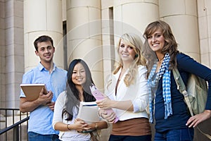 Group of Attractive Students