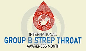 Group B Strep Throat month