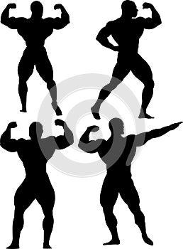Group of bodybuilders photo