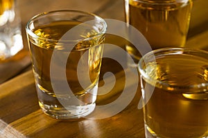 Group of Bourbon Whiskey Shots