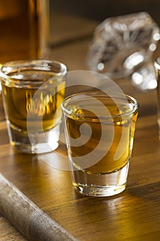 Group of Bourbon Whiskey Shots