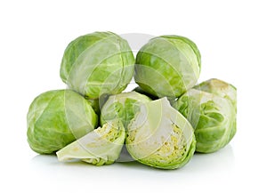 Group of Brussel Sprouts