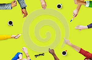 Group of Business People Brainstorm Discussion Project Concept