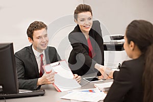 Group of Business People in Meeting