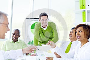 Group of Business People Meeting