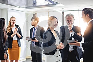 Group of Business People Meeting Discussion Working Concept in meeting room