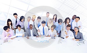 Group of Business People Meeting Insurance Concept